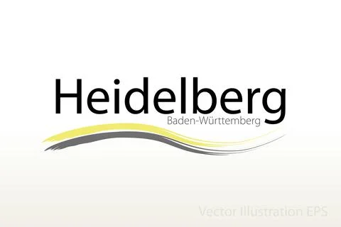 Heidelberg Germany Vector illustration Stock Illustration