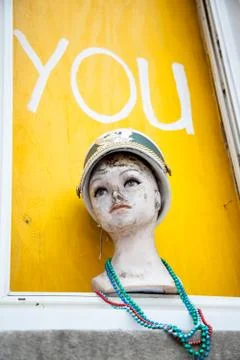 The Heidelberg Project - Store Window Stock Photos