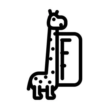 Height chart kid bedroom line icon vector illustration Stock Illustration