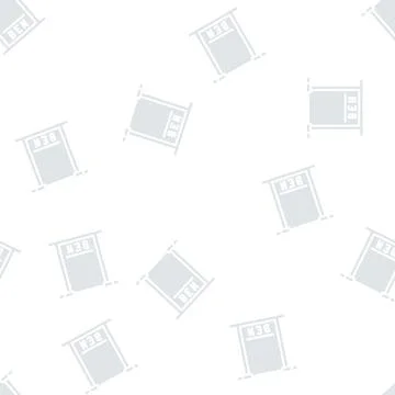 Height control parking gate glyph vector seamless pattern Stock Illustration
