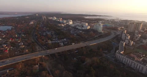 From the Height of Spring City 1 库存影片 64775739