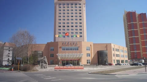 Heihe cityscape 03 Video stock 37345959