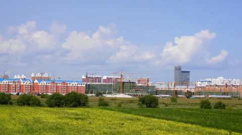 Heihe cityscape meadow 01 static Stock Footage 41055050