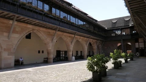 Heilig-Geist-Spital, Nuremberg Stock Footage 111459244