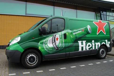 Heineken delivery van Stock Photos