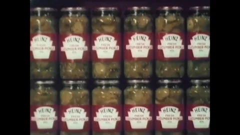 The Heinz product label hopes to stir up images of freshness and nutrition in Stock Footage