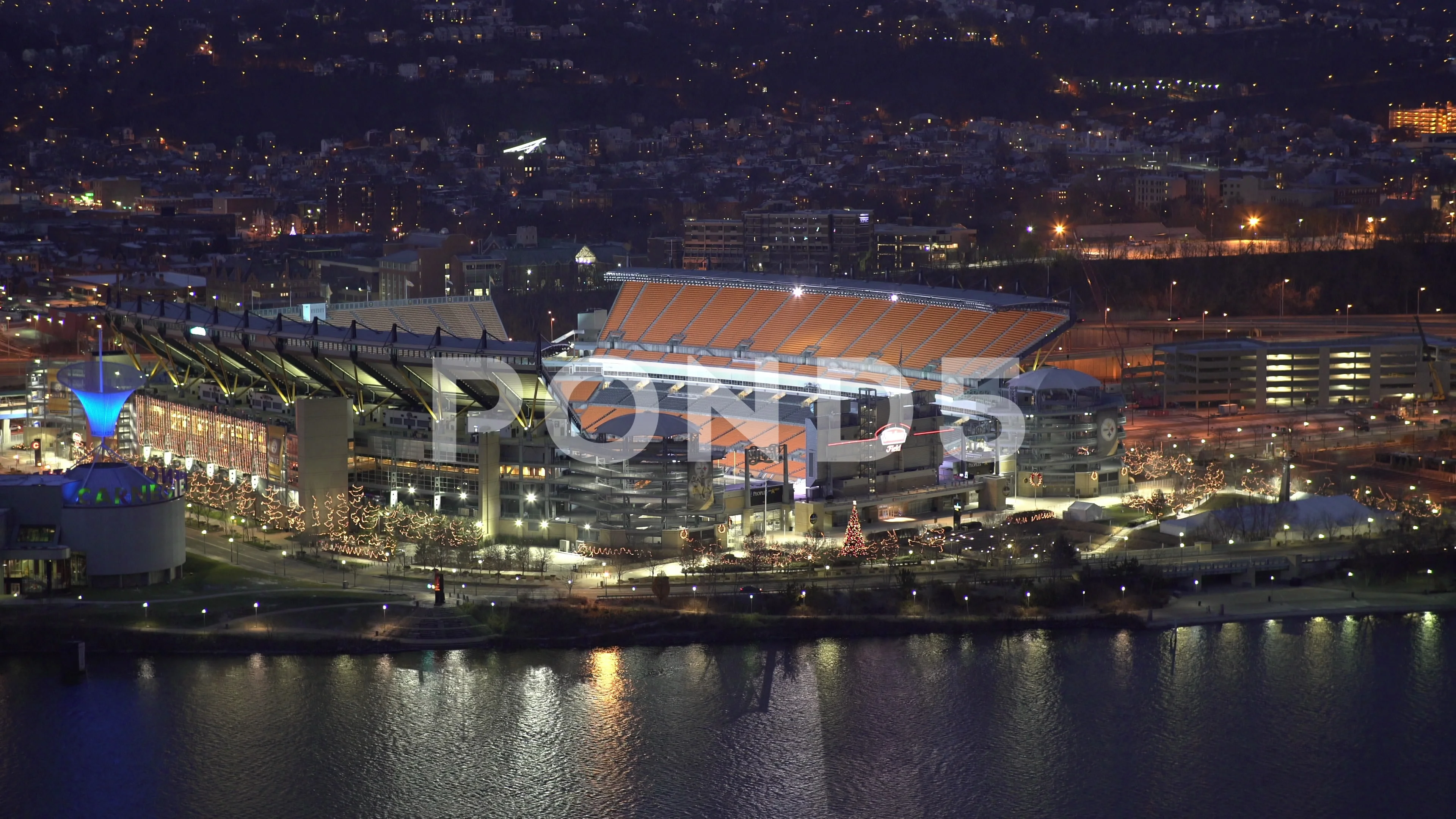 Aerial View of Heinz Field, Home of the Pittsburgh Steelers Beach Towel by  Mountain Dreams - Pixels