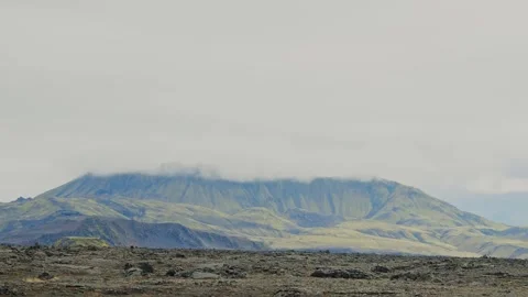 Hekla Volcano Landscape in Iceland Stock Footage 320511532