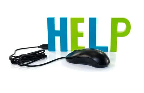 Hekp with communication Stock Photos