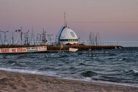Hel Pier Stock Photos
