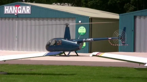 Helecopter takeoff 库存影片 680964