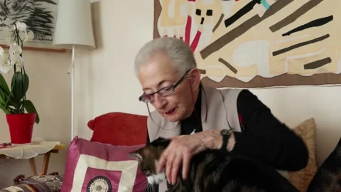 Hélène Cixous warns against nationalism after being recognized with the Formento Video stock 307491663