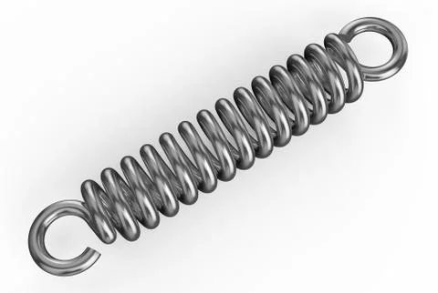 Helical coil spring Stock Illustration