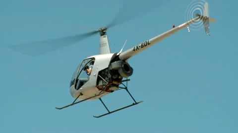 Helicopter in the air Stock Footage 10803729