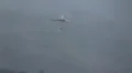 Helicopter airtankers spray against ferocious fire HD Footage