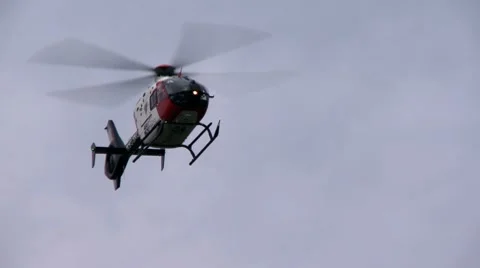 Helicopter Ambulance, Air Ambulance Stock Footage