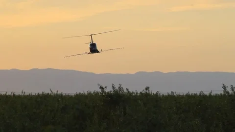 Helicopter Approaches 2 Stock Footage