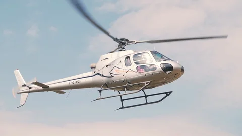 Helicopter approaching landing 스톡 동영상 101649394