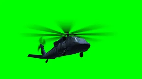 Helicopter Black hawk  fly on green 스톡 동영상 5165026