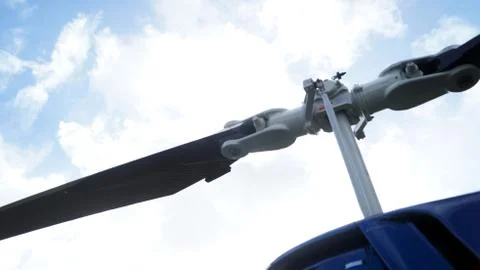 Helicopter blades Stock Photos