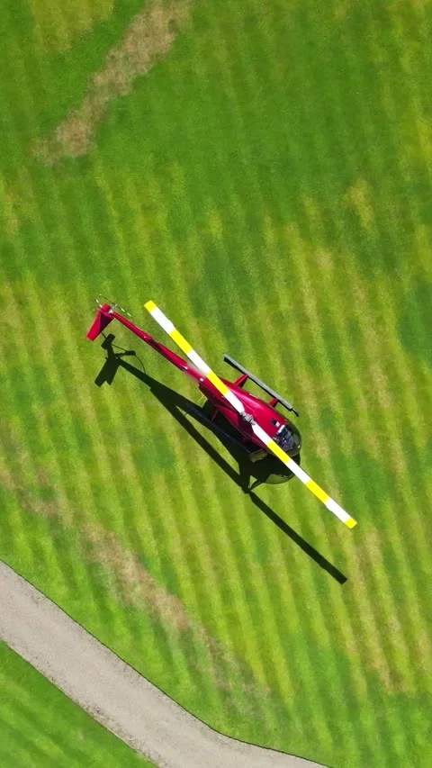 helicopter blades spinning rotors Stock Video Pond5