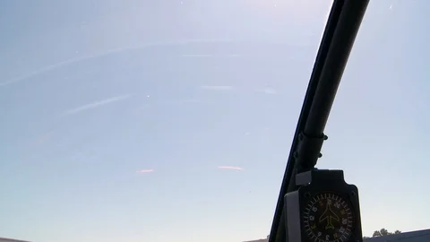 Helicopter Blades Stopping Stock Footage 113236911