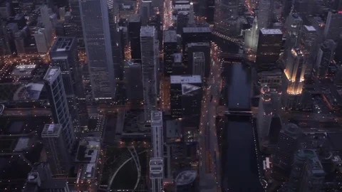 Helicopter Chicago River 動画素材 78507378
