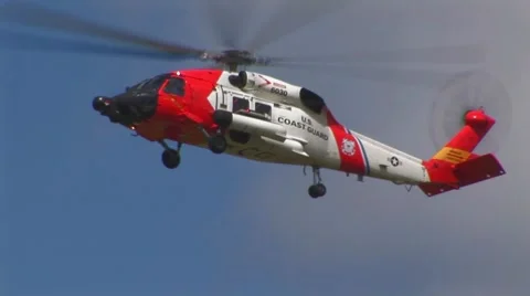 Helicopter close up hover Stock Footage 61894169