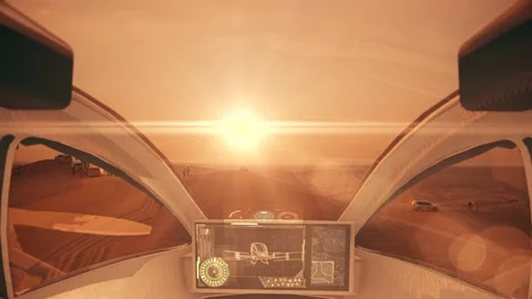 Helicopter cockpit with control console inside the cabin in aerial view of the Stock Footage 172434924