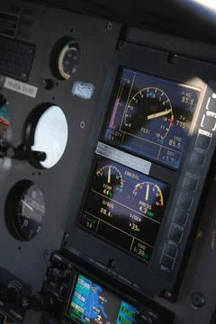 Helicopter control panel high resolution Stock Photos