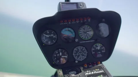 Helicopter Control Panel's Life Style. He has the Control! HD Loop, Spain Stock Footage