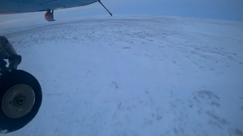 The helicopter flies at extremely low altitude Stock Footage 100175497