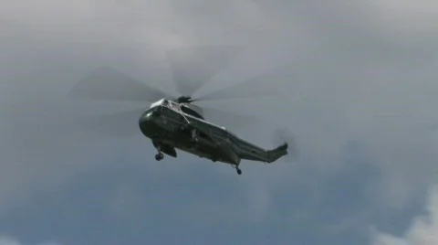 Helicopter in Flight  Stock Footage 147274