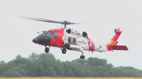 Helicopter in flight Stock Footage 61894167