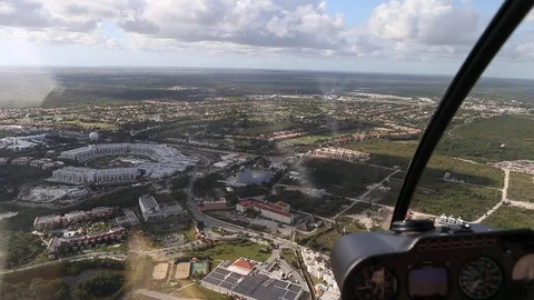 Helicopter flight Stock Footage 99921271