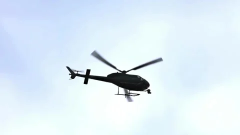 Helicopter in Flight Stock-Footage 309259955
