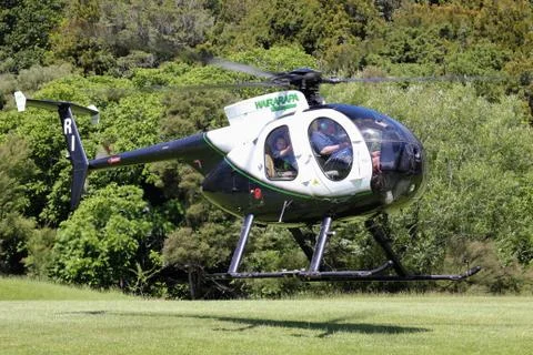 Helicopter flight Fotos Stock