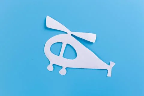 Helicopter in flight Stock Photos