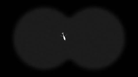 HELICOPTER IN FLIR BINOCULARS Stock Footage 54271966