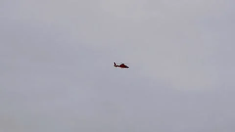 Helicopter Fly By Stock Footage 145774308