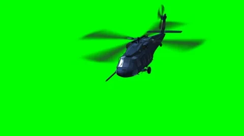 Helicopter fly on green 스톡 동영상 7131179