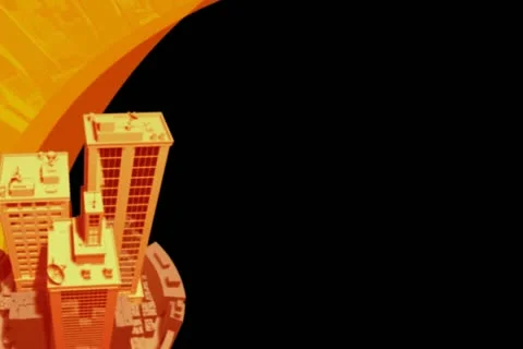 Helicopter Fly Over Overlay Stock Footage 10870967