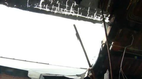 Helicopter Fly by Overhead Stock-Footage 45324819