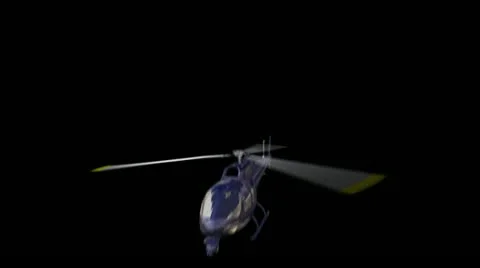 Helicopter Fly Past Stockbeeldmateriaal 12498196