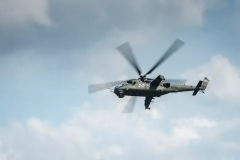 Helicopter on the fly Stock Photos