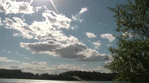 Helicopter Flying 3 Stock Footage 5903170