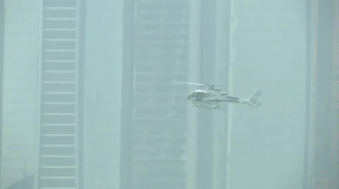 Helicopter flying in Abu Dhabi  Video stock 43316477