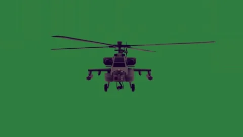 A helicopter flying in the air Vídeo Stock 337029042