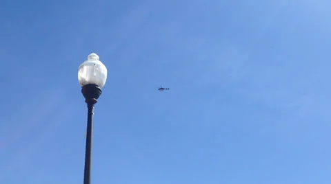 Helicopter Flying Overhead Stock Footage 33066986