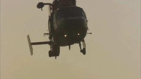 Helicopter Flying Rescue Stock Footage 37276868
